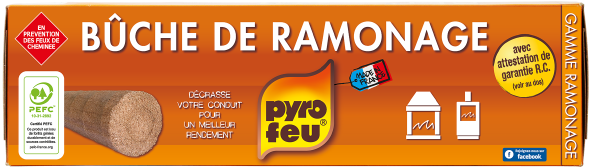 Bûche de ramonage 1,1 kg,